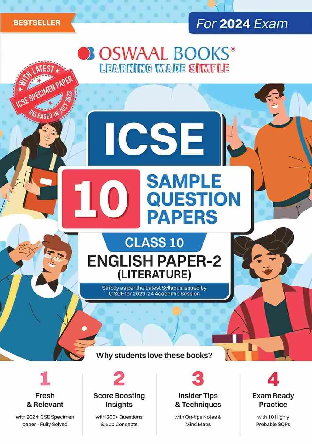 Oswaal ICSE 10 Sample Question Papers Class 10 English2 For Board Exam